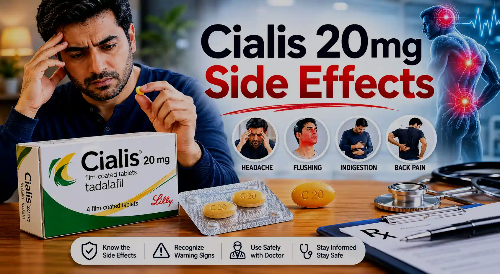 Cialis 20mg side Effects complete guide