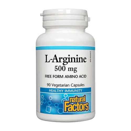 Natural Factors L-Arginine 500 mg, 90 Ct