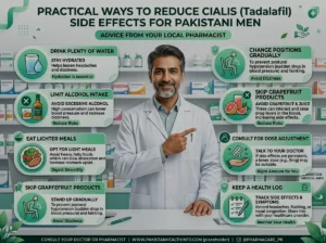 Seven practical tips to reduce Cialis side effects hydration alcohol food grapefruit