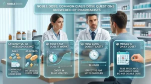 Frequently asked questions about Cialis dose differences answered by pharmacist