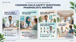 Common patient questions about Cialis safety answered by Pakistani Pharm-D pharmacist