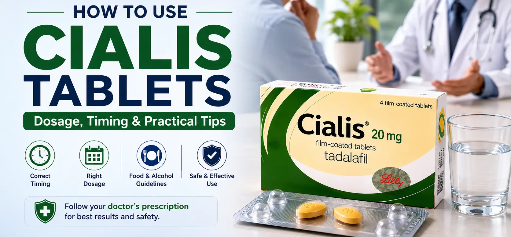 how to use cialis tablets