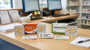 Comparison of brand name Cialis tadalafil versus generic tadalafil quality and price difference