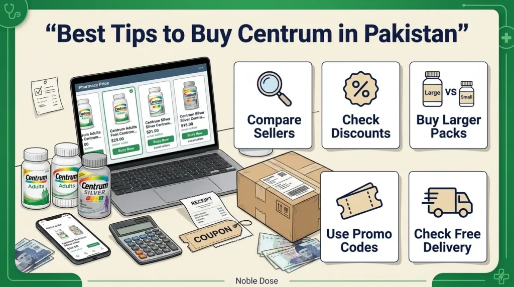 Best tips to buy Centrum in Pakistan - money-saving guide
