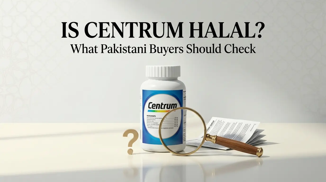 Is Centrum Halal in Pakistan? Guide to checking Centrum ingredients