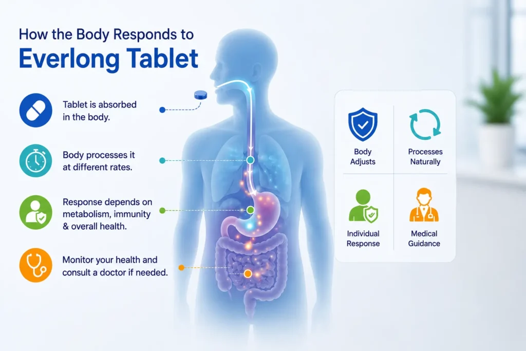 Everlong Tablet Side Effects - Dapoxetine 60mg Tablet Box and Blister Pack.