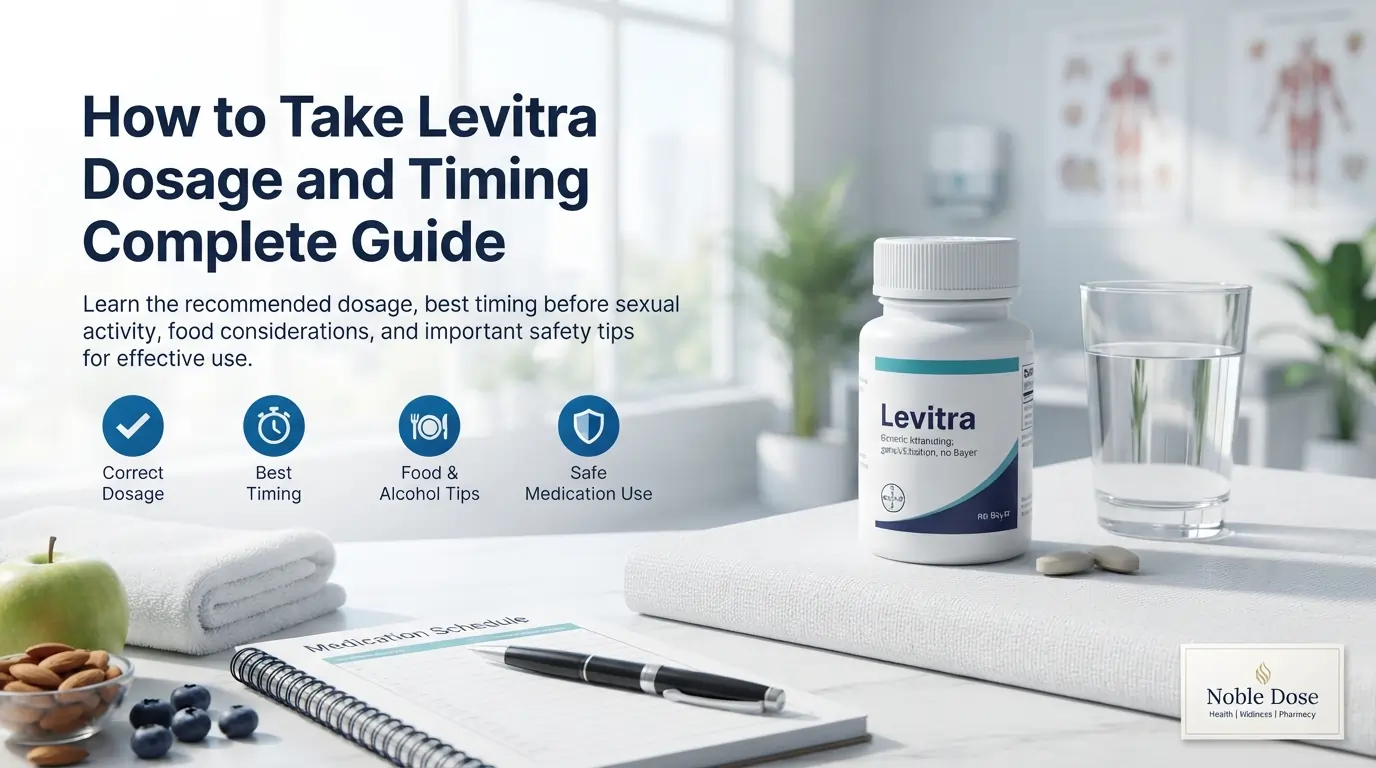 How to Take Levitra: A Complete Guide